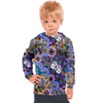 Authentic Aboriginal Art - Discovering Your Dreams Kids  Hooded Pullover