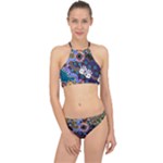 Authentic Aboriginal Art - Discovering Your Dreams Halter Bikini Set