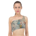 Golf Course Par Green Spliced Up Bikini Top 