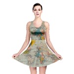 Circular Concentric Radial Symmetry Abstract Reversible Skater Dress