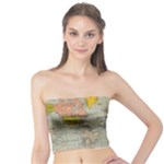 Circular Concentric Radial Symmetry Abstract Tube Top