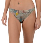 Circular Concentric Radial Symmetry Abstract Band Bikini Bottoms