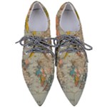 Iceland Aurora Borealis Pointed Oxford Shoes