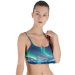 Zig Zag Waves Lines Geometric Layered Top Bikini Top 