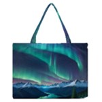 Aurora Borealis Zipper Medium Tote Bag