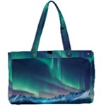 Aurora Borealis Canvas Work Bag