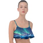 Aurora Borealis Frill Bikini Top