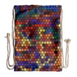 Pattern Dots Wallpaper Seamless Pattern Drawstring Bag (Large)
