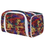 Flower Retro Funky Psychedelic Toiletries Pouch