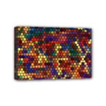 Hexagon Honeycomb Pattern Design Mini Canvas 6  x 4  (Stretched)
