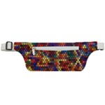 Flower Retro Funky Psychedelic Active Waist Bag