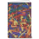 Hexagon Honeycomb Pattern Design 8  x 10  Softcover Notebook