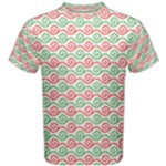 Pattern Flowers Geometric Men s Cotton T-Shirt