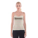 Pattern Flowers Geometric Spaghetti Strap Top