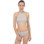 Mosaic Hexagon Honeycomb Halter Bikini Set
