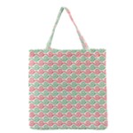 Background Pattern Leaves Texture Grocery Tote Bag