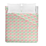 Background Pattern Leaves Texture Duvet Cover Double Side (Full/ Double Size)