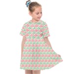 Pattern Flowers Geometric Kids  Sailor Dress