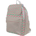 Background Pattern Leaves Texture Top Flap Backpack