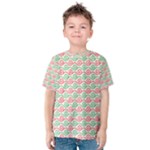 Spirals Geometric Pattern Design Kids  Cotton T-Shirt