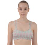 Background Pattern Leaves Texture Line Them Up Sports Bra