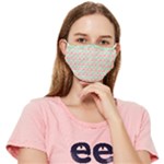 Background Pattern Leaves Texture Fitted Cloth Face Mask (Adult)