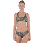 Flowers Pattern Flora Criss Cross Bikini Set