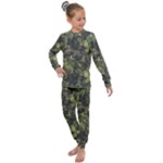 Flowers Pattern Flora Kids  Long Sleeve Set 