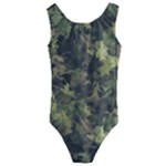 Flowers Pattern Flora Kids  Cut-Out Back One Piece Swimsuit