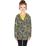 Camouflage Military Kids  Double Breasted Button Coat