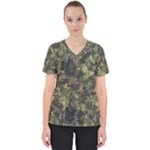 Camouflage Military Women s V-Neck Scrub Top