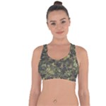 Camouflage Military Cross String Back Sports Bra