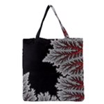 Abstract City Retro Sunset Night Grocery Tote Bag