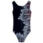 Abstract City Retro Sunset Night Kids  Cut-Out Back One Piece Swimsuit