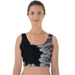 Math Formula Velvet Crop Top