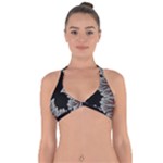 Silhouette Of Aurora Borealis Halter Neck Bikini Top