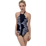 Jungle Road Hawaii Asphalt Mountains Green Go with the Flow One Piece Swimsuit