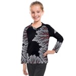 Foroest Nature Trippy Kids  Long Mesh T-Shirt