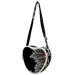 Planet Psychedelic Art Psicodelia Heart Shoulder Bag