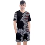 Planet Psychedelic Art Psicodelia Men s Mesh T-Shirt and Shorts Set