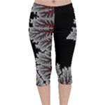 Astrology Surreal Surrealism Trippy Visual Art Velvet Capri Leggings 