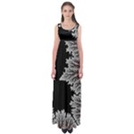 Abstract Complex Fractal Math Empire Waist Maxi Dress