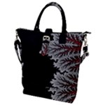 Abstract Complex Fractal Math Buckle Top Tote Bag