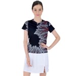 Abstract Complex Fractal Math Women s Sports Top