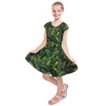 Banana leaves Kids  Short Sleeve Dress