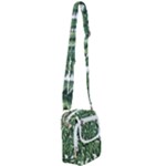 Green banana leaves Shoulder Strap Belt Bag