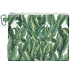 Green banana leaves Canvas Cosmetic Bag (XXL)