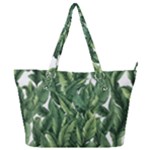 Green banana leaves Full Print Shoulder Bag