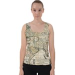 Tartaria Empire Vintage Map Velvet Tank Top