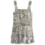 Tartaria Empire Vintage Map Kids  Layered Skirt Swimsuit